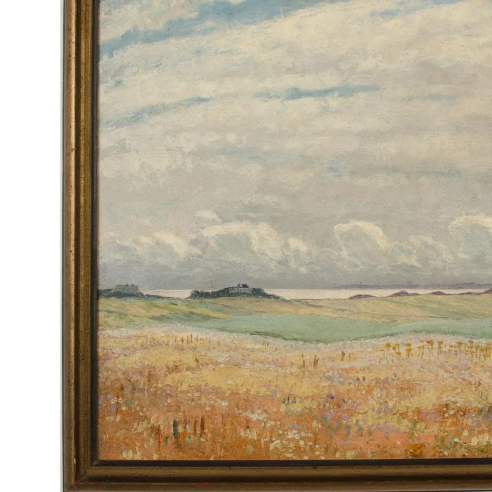 "Blush Fields" Impressionist Landscape Oil Painting by Magnus Weidemann. - 8