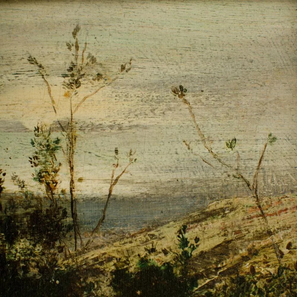 Continental Landscape Painting With Nude Women Swimming, 19th C. - 2
