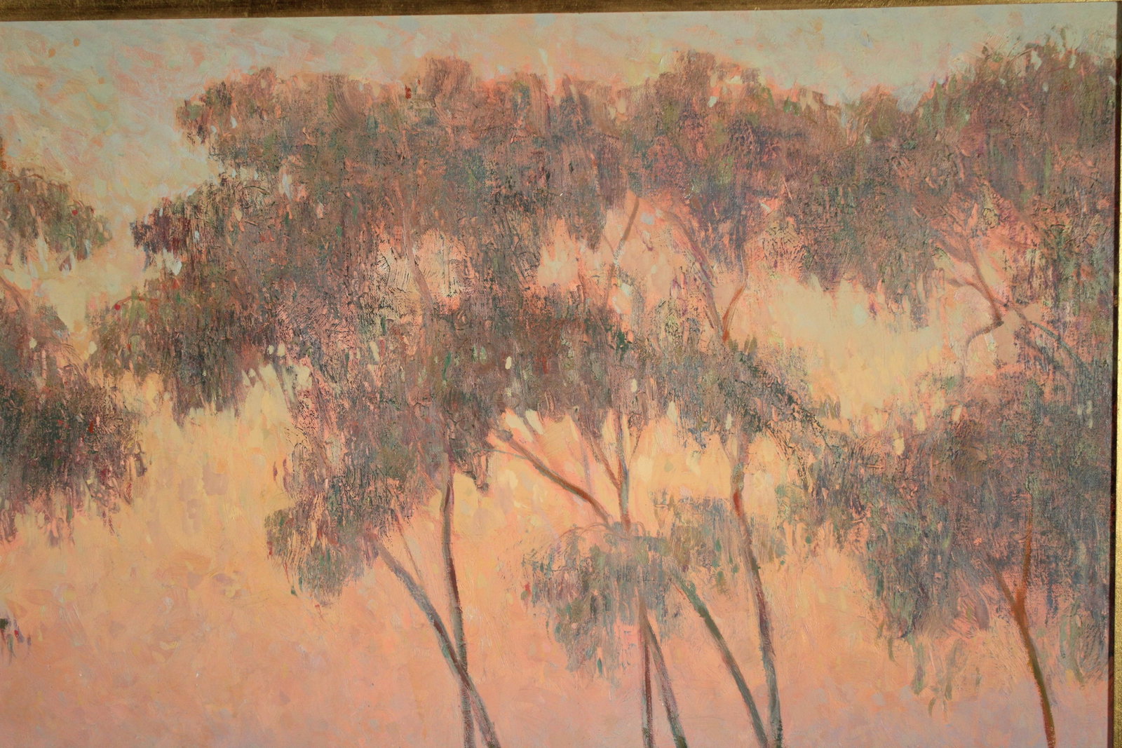 Impressionist Coastal Sunset Painting by William Dorsey (1942-2019) - 8