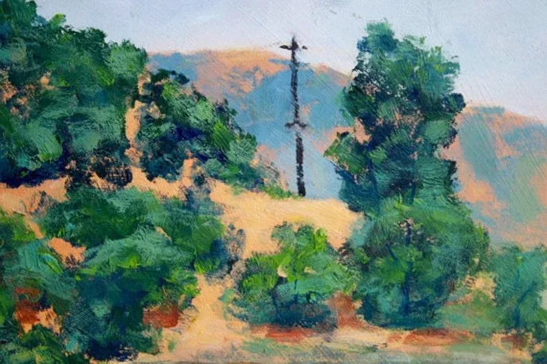 Contemporary Impressionist Style Landscape Oil Painting - 7
