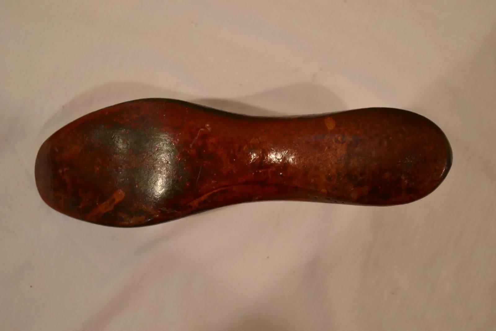 Vintage Cast Iron Cobbler Shoe Candlestick Holder - 5