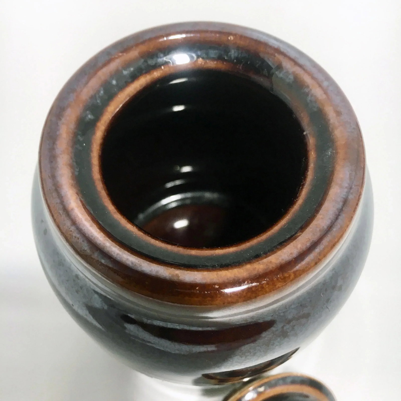 Antique 19th Century Stoneware Mustard Jar Crock - 5