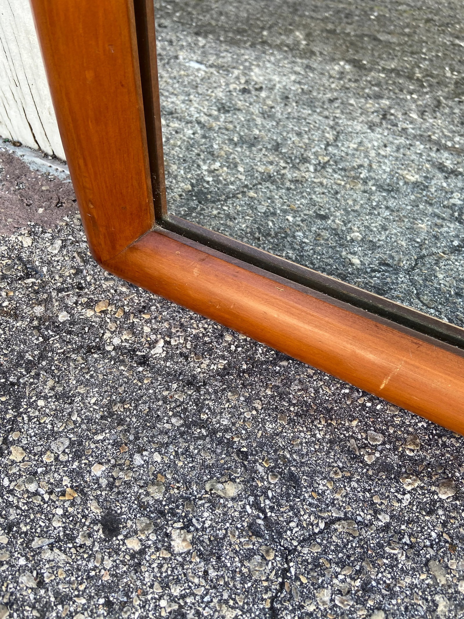 Mid 20th Century Franklin Shockey Sculptured Pine Wall Mirror - 8
