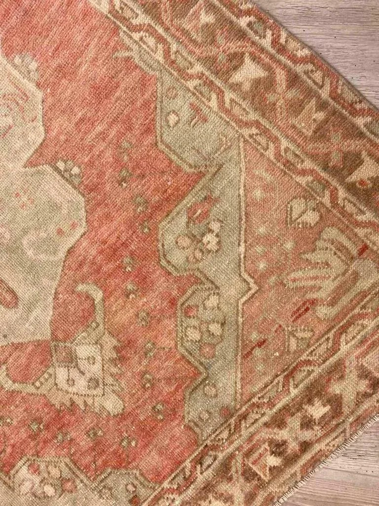 Faded Coloured Vintage Turkish Rug - 48"x72" - 10