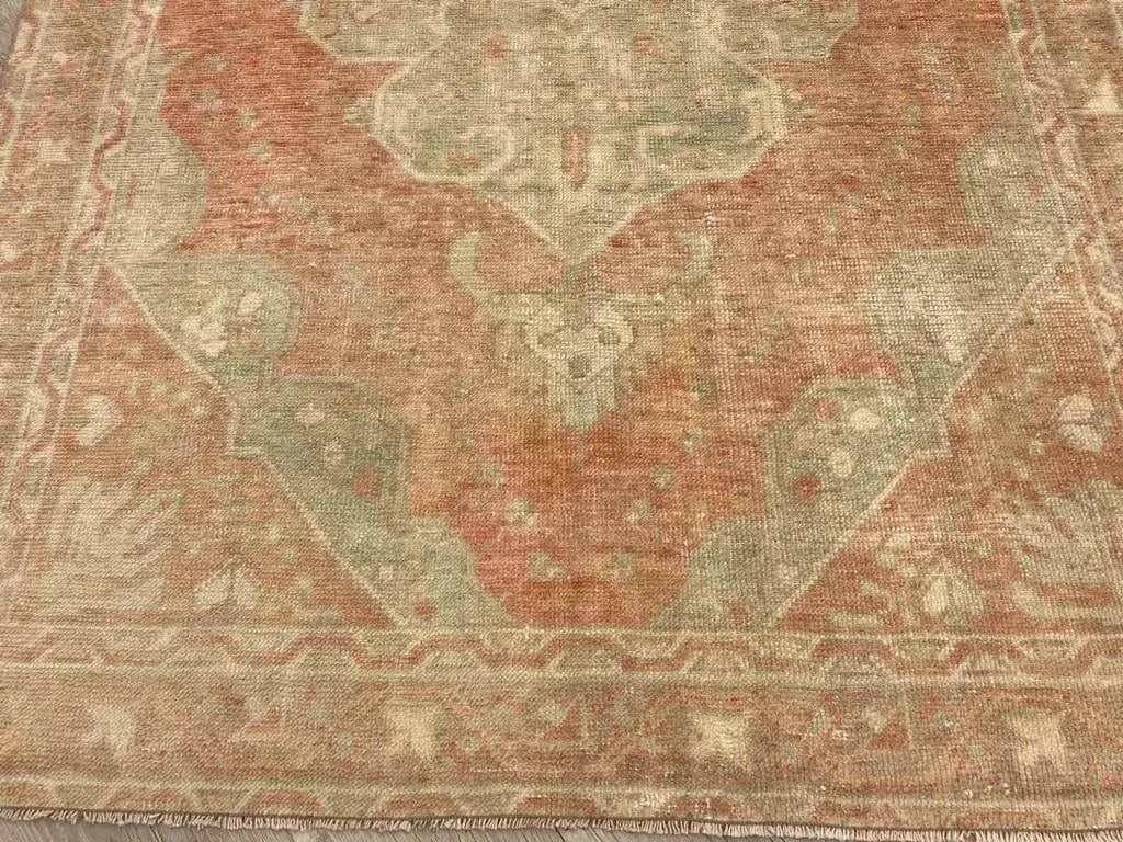 Faded Coloured Vintage Turkish Rug - 48"x72" - 5