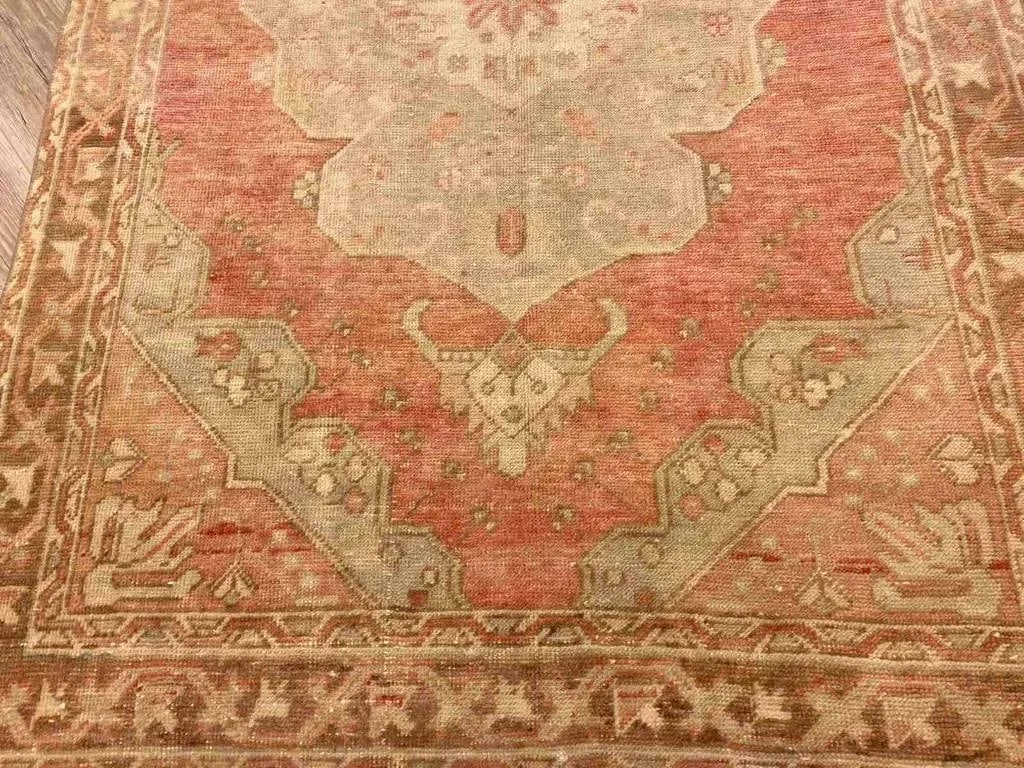 Faded Coloured Vintage Turkish Rug - 48"x72" - 8