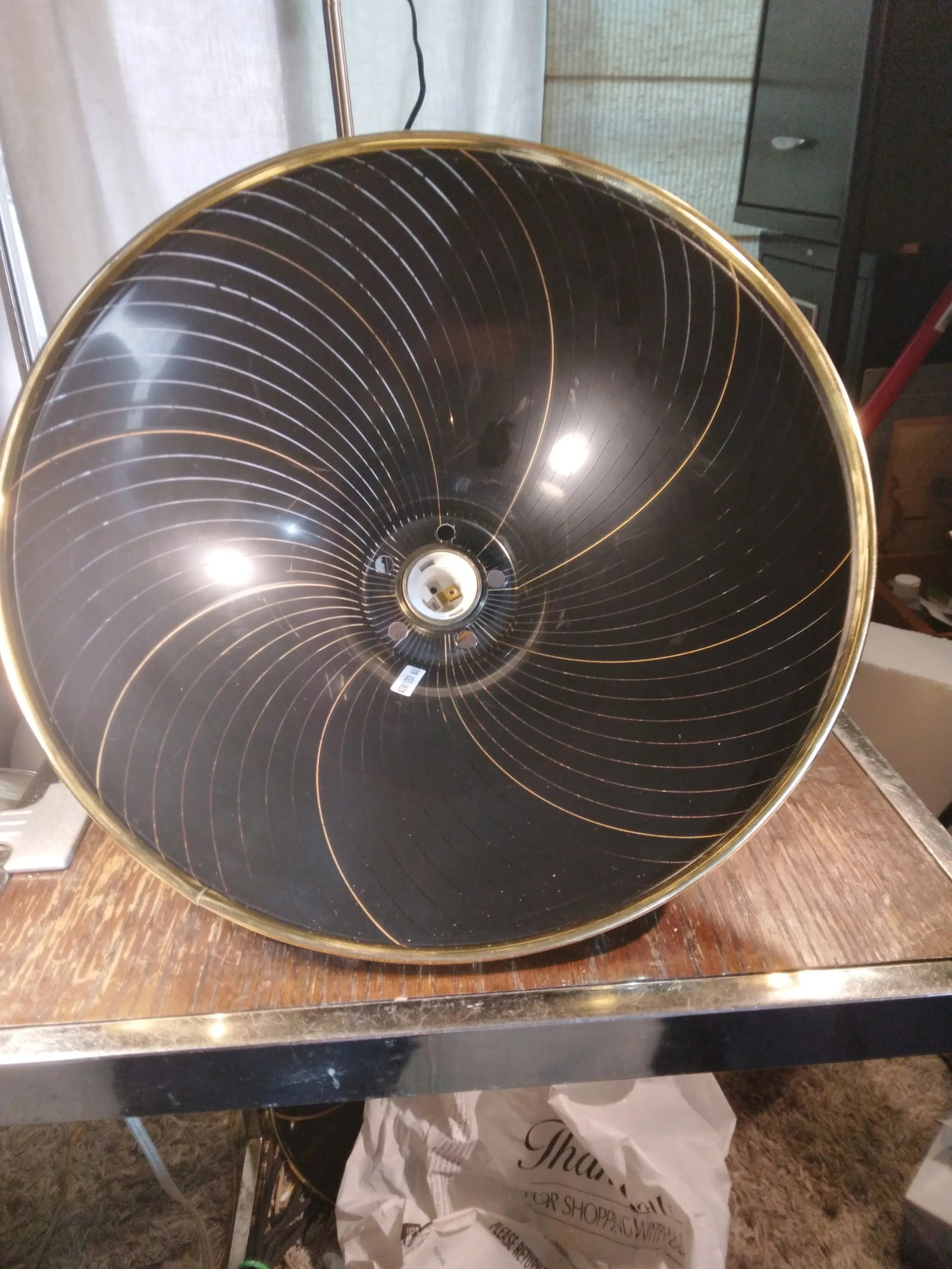 1970s Modern Acrylic Pendant Lamp - 7