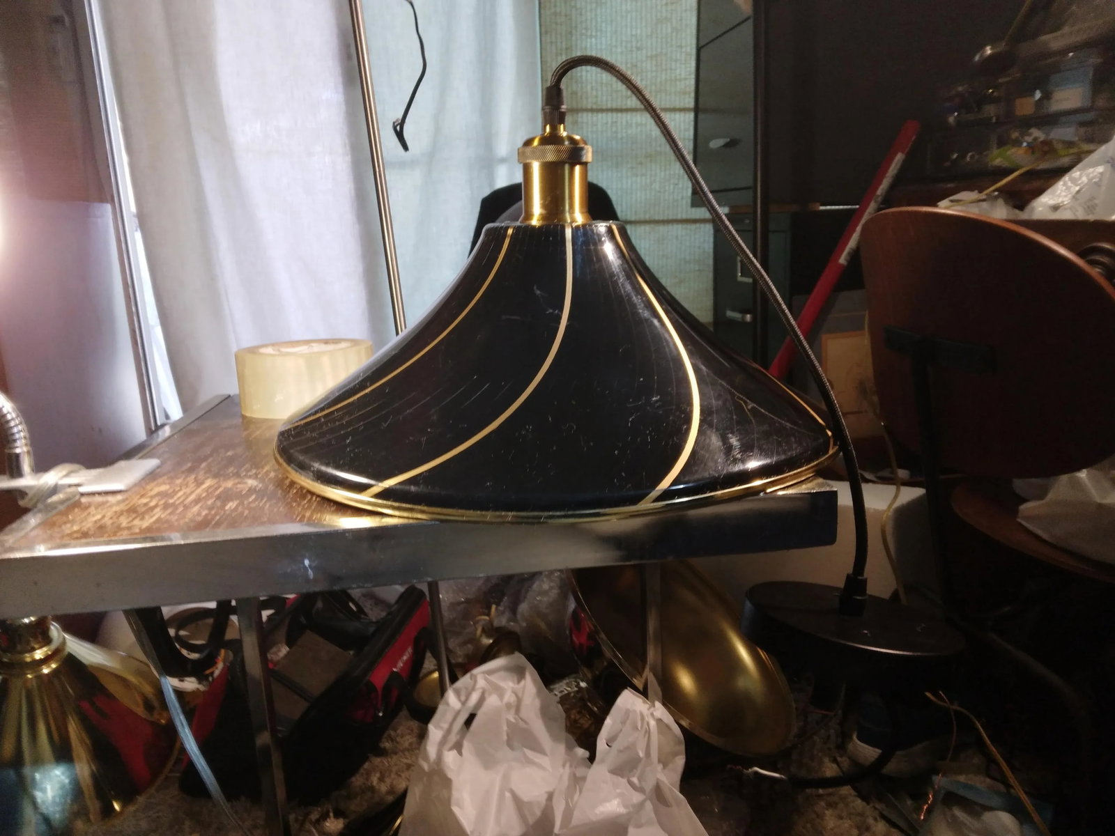 1970s Modern Acrylic Pendant Lamp - 8