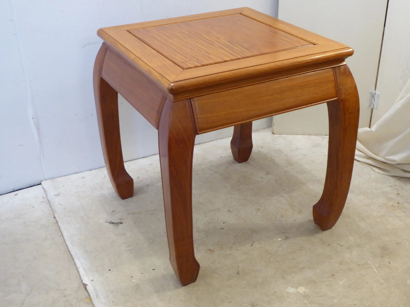 Vintage Chinese Rosewood Side Table - 5