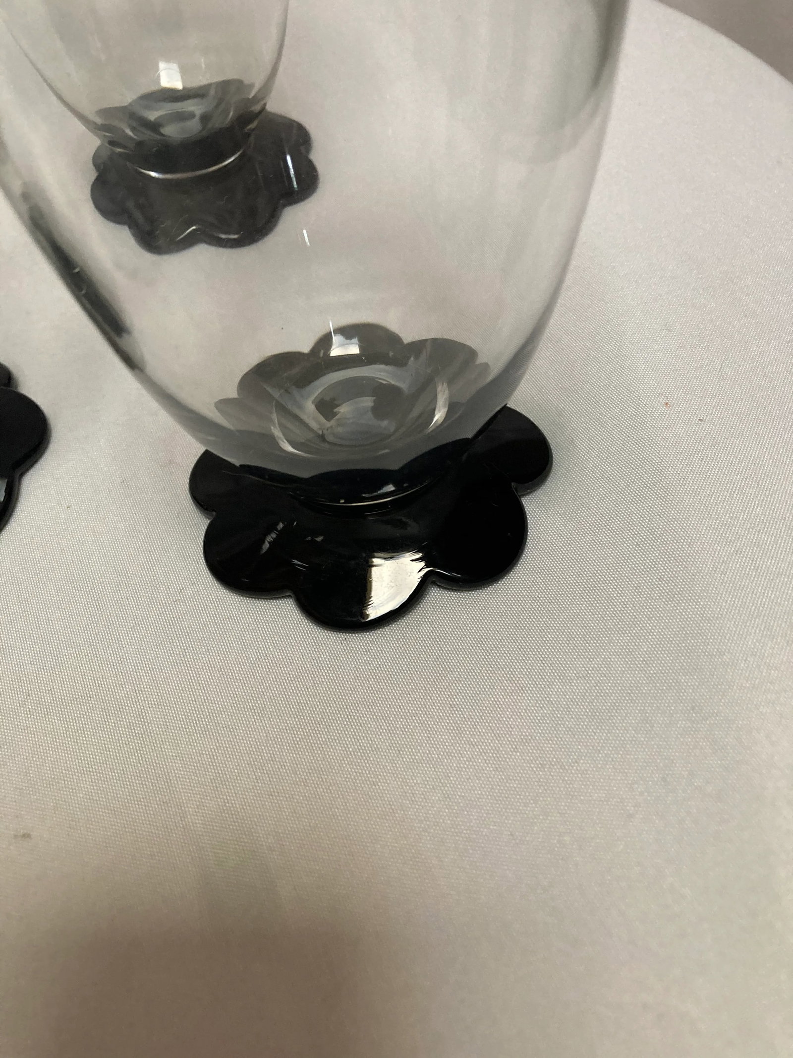 1920s H. C. Fry Lily Petal Art Deco Decanter & Glassware Set- 13 Pieces - 4