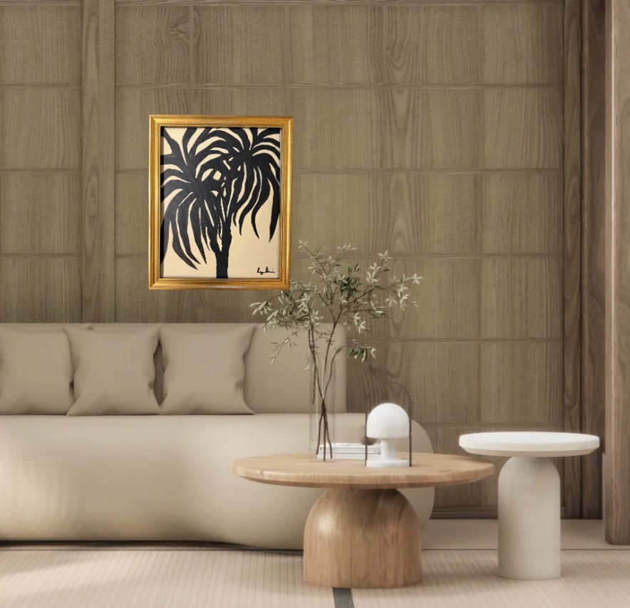 Contemporary Palm Tree Painting by Bryan Boomershine Framed - 10