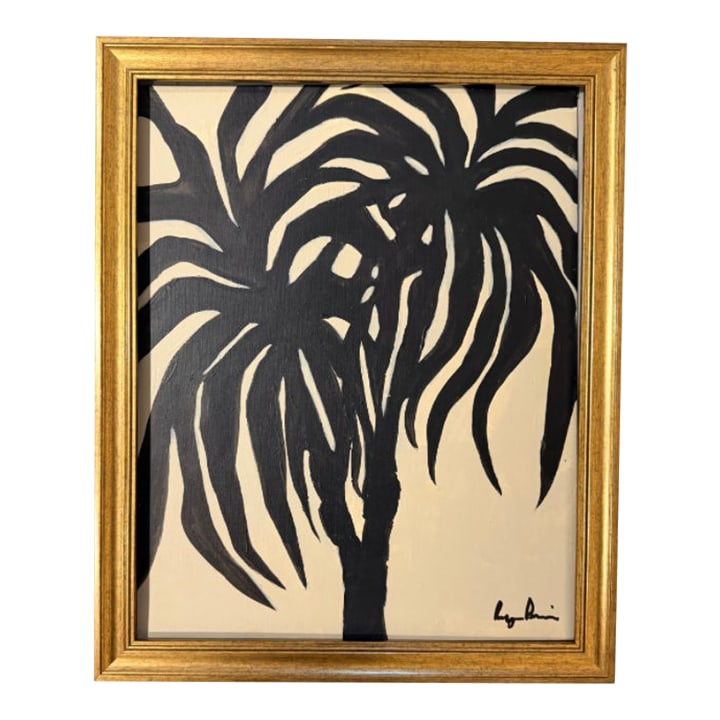 Contemporary Palm Tree Painting by Bryan Boomershine Framed (1 of 13)