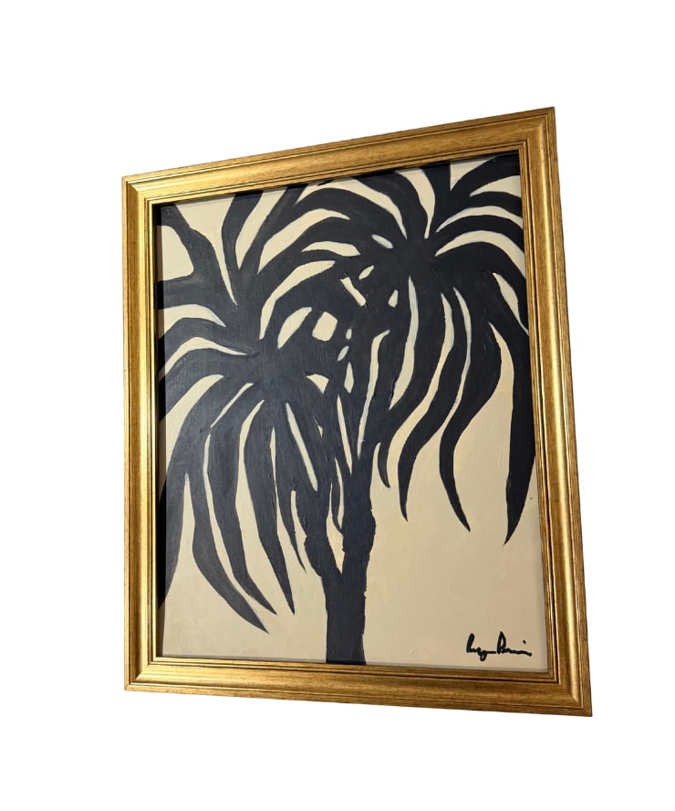 Contemporary Palm Tree Painting by Bryan Boomershine Framed - 3