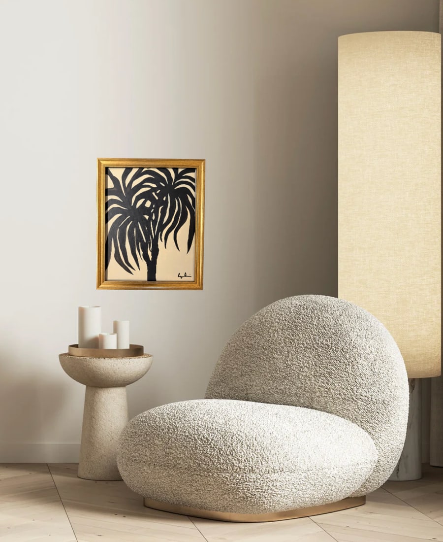 Contemporary Palm Tree Painting by Bryan Boomershine Framed - 6