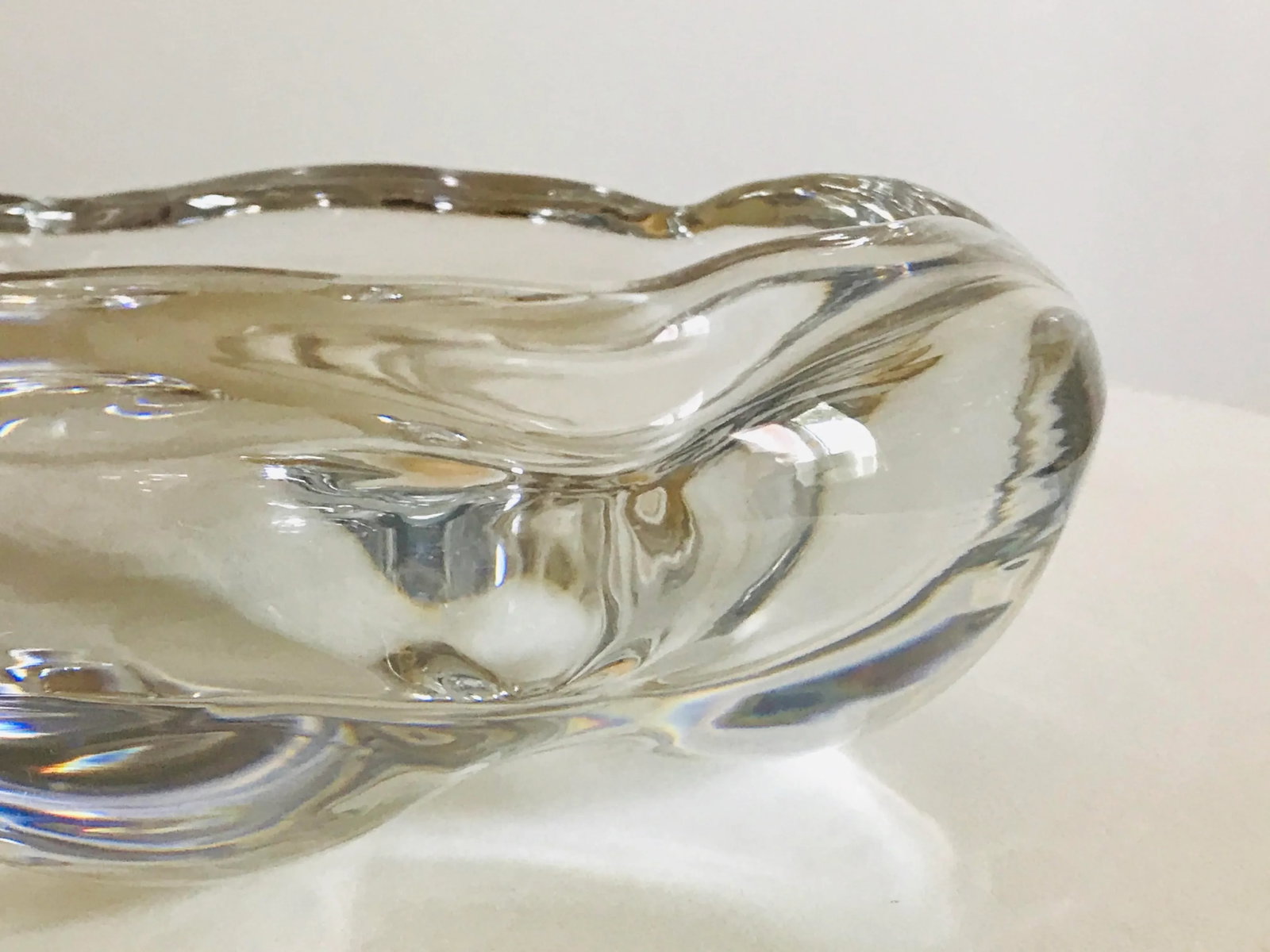1950s Vcke Lindstrand for Orrefors Stella Polaris Glass Bowl - 10