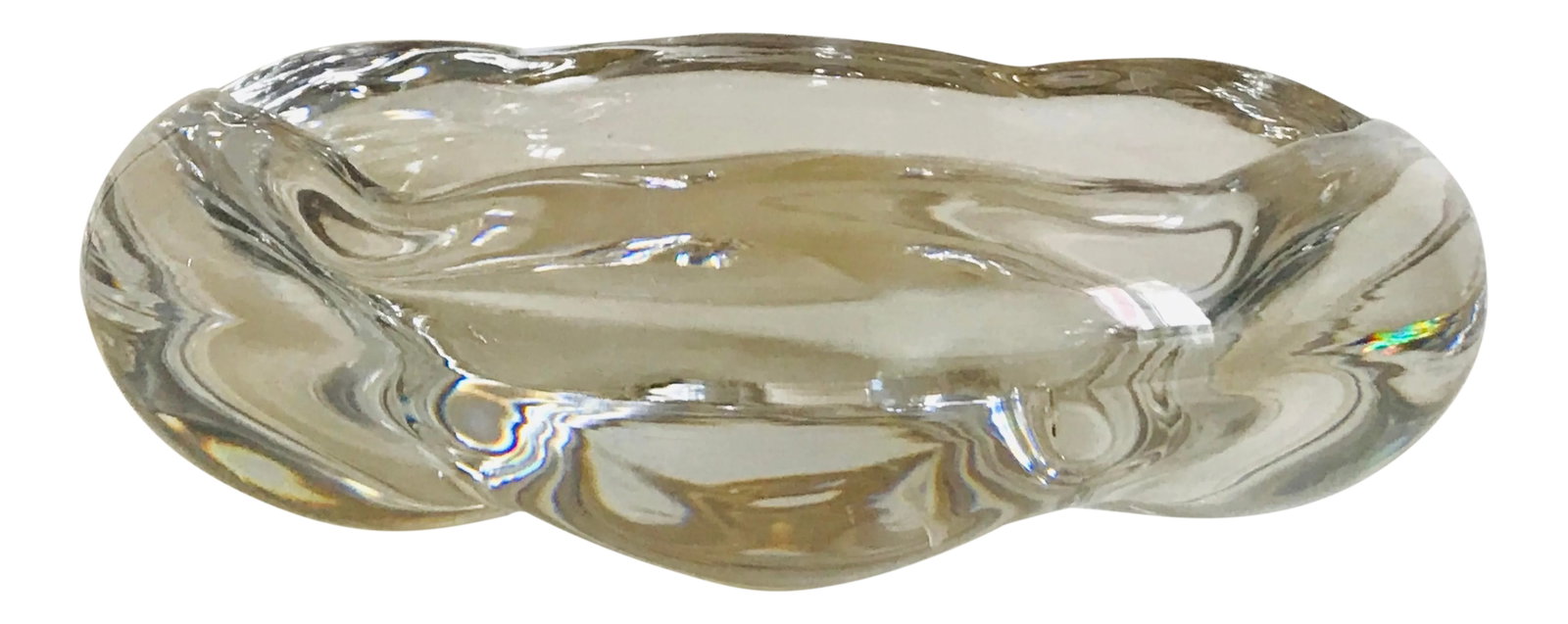 1950s Vcke Lindstrand for Orrefors Stella Polaris Glass Bowl (1 of 13)