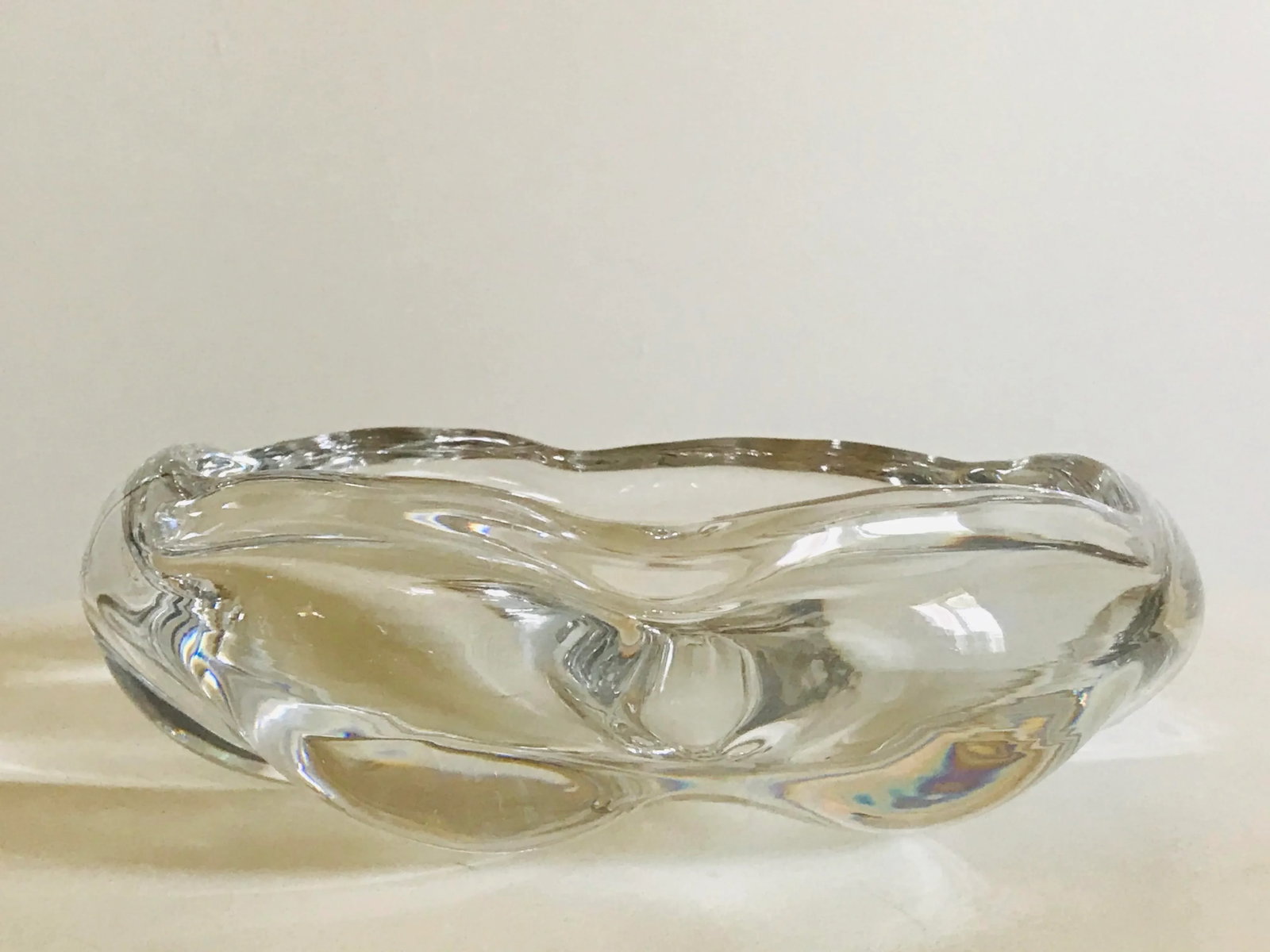 1950s Vcke Lindstrand for Orrefors Stella Polaris Glass Bowl - 2