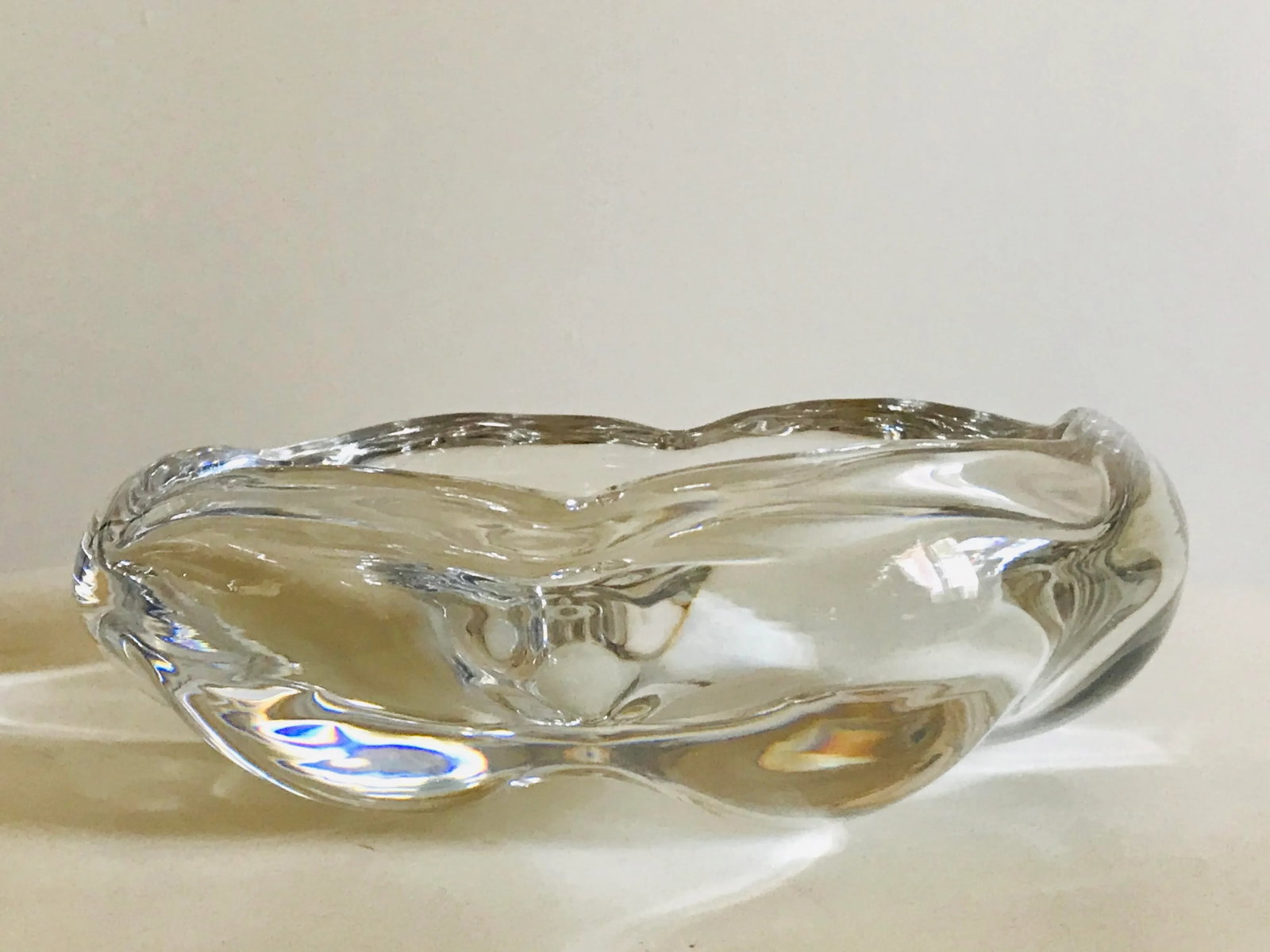 1950s Vcke Lindstrand for Orrefors Stella Polaris Glass Bowl - 3
