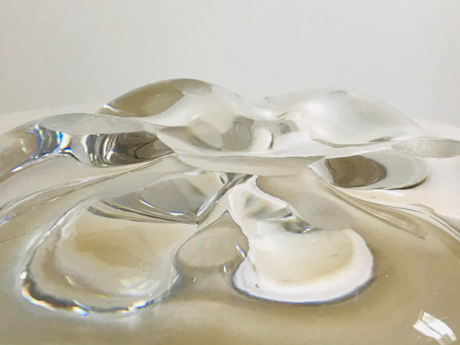1950s Vcke Lindstrand for Orrefors Stella Polaris Glass Bowl - 8