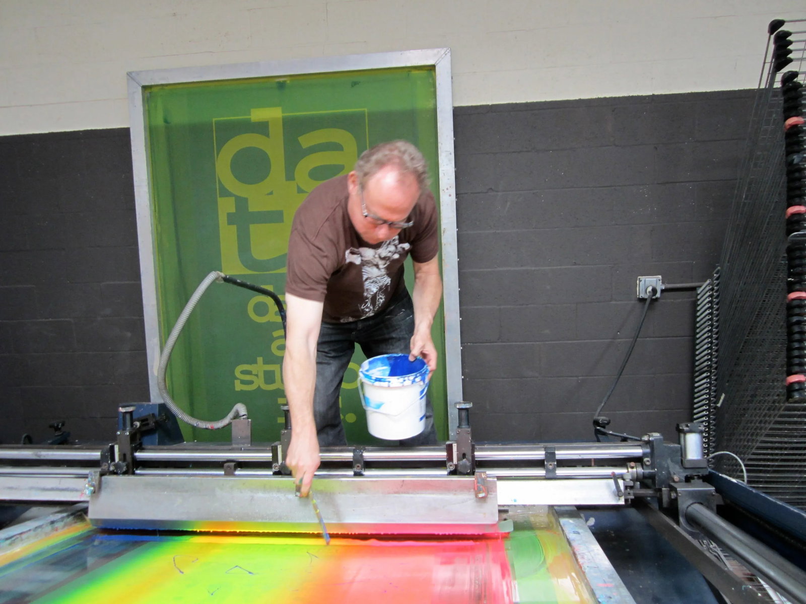 David Lawrence the American Way, #3, 2013 SIlkscreen Monoprint - 3