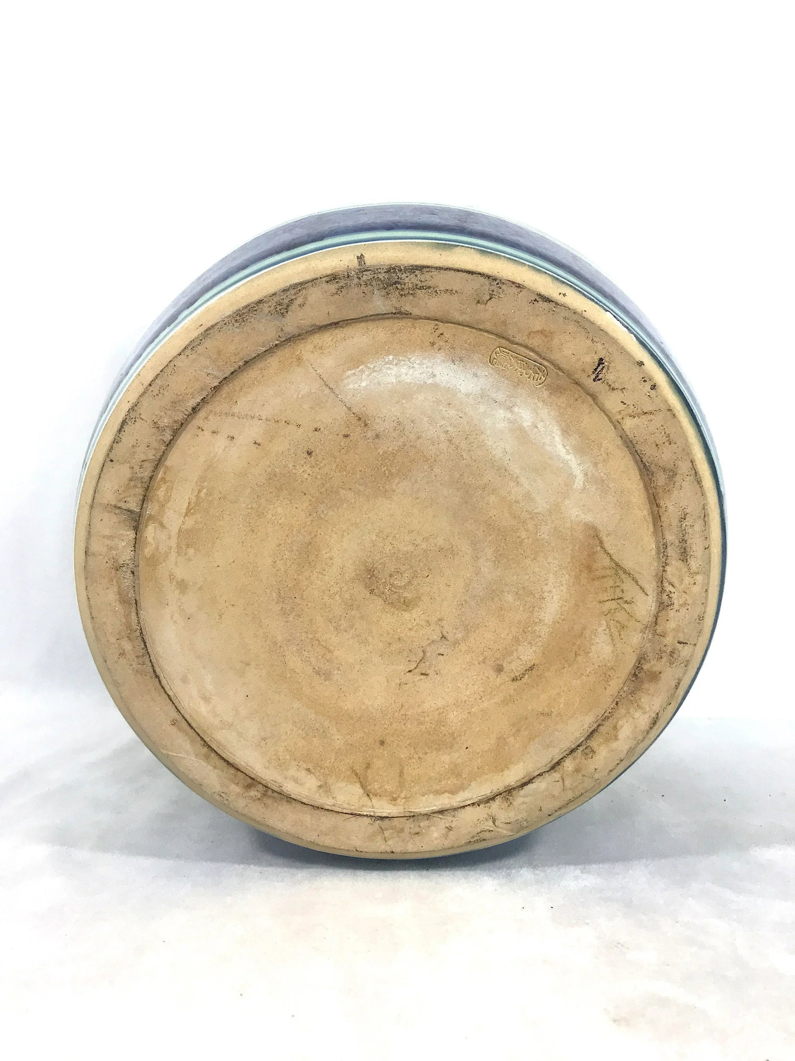 Vintage Chinese Blue & White Porcelain Planter, Wrap Around Shan Shui Mountain & Water Landscapes - 11