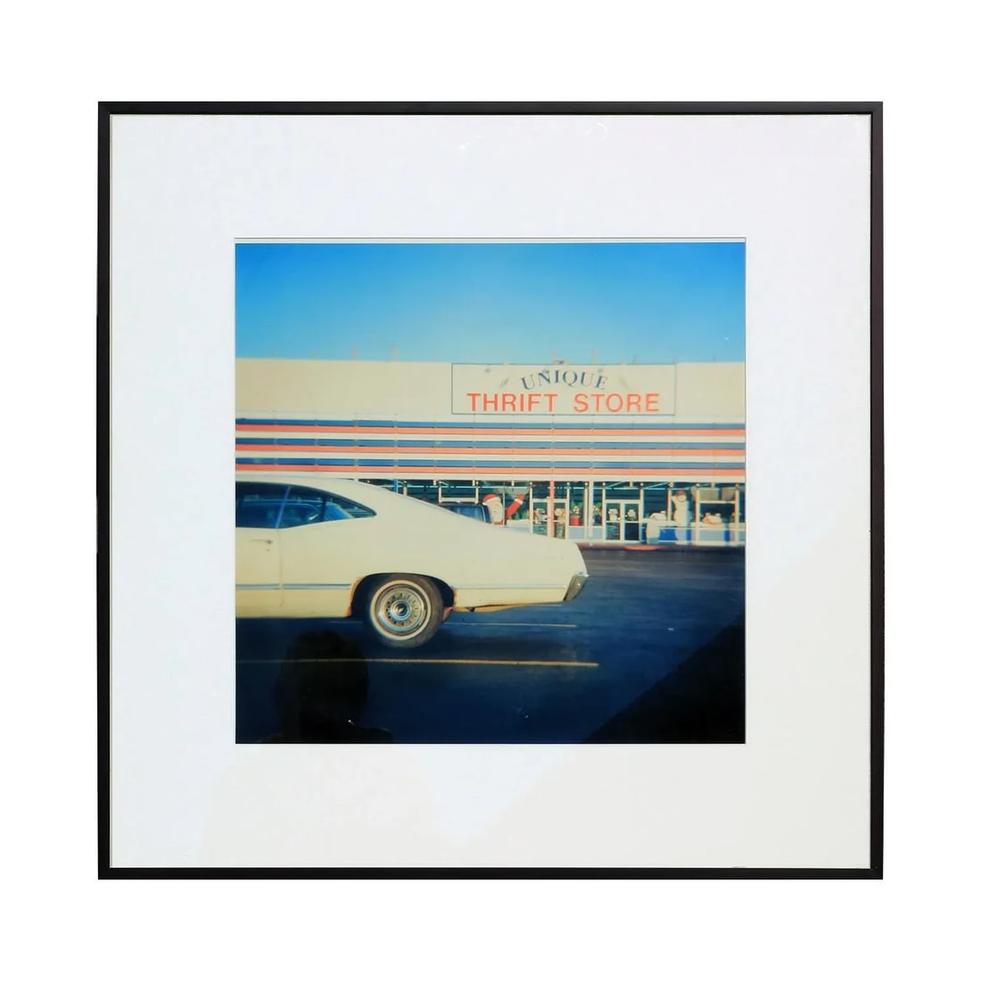 1996 " Thrift" C-Print Photograph of a Vintage Car and Thrift Shop Edition 1/20 by Amy Blakemore - 2