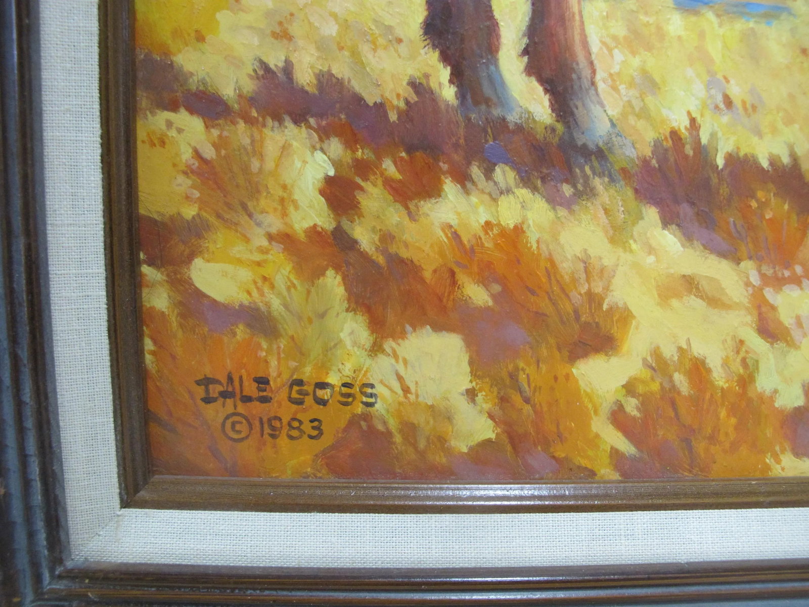 Dale Goss Washington Native American Horse Pacific Nw Oil Painting - 5
