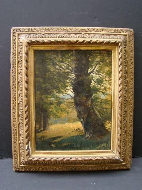 Unsigned California 19th Century Plein Air Oil Painting - 2