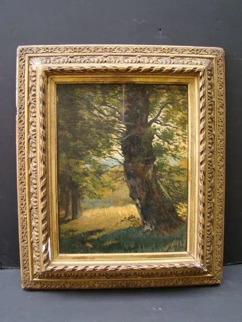 Unsigned California 19th Century Plein Air Oil Painting - 4