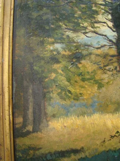 Unsigned California 19th Century Plein Air Oil Painting - 7
