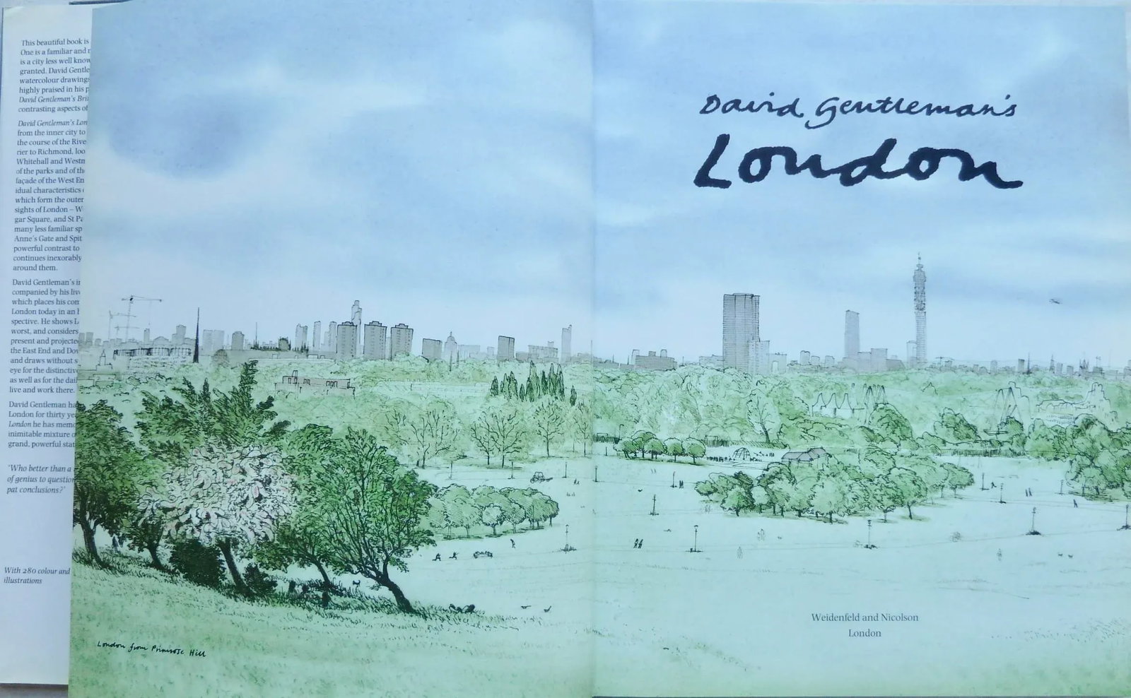 1985 David Gentleman's London Book - 2