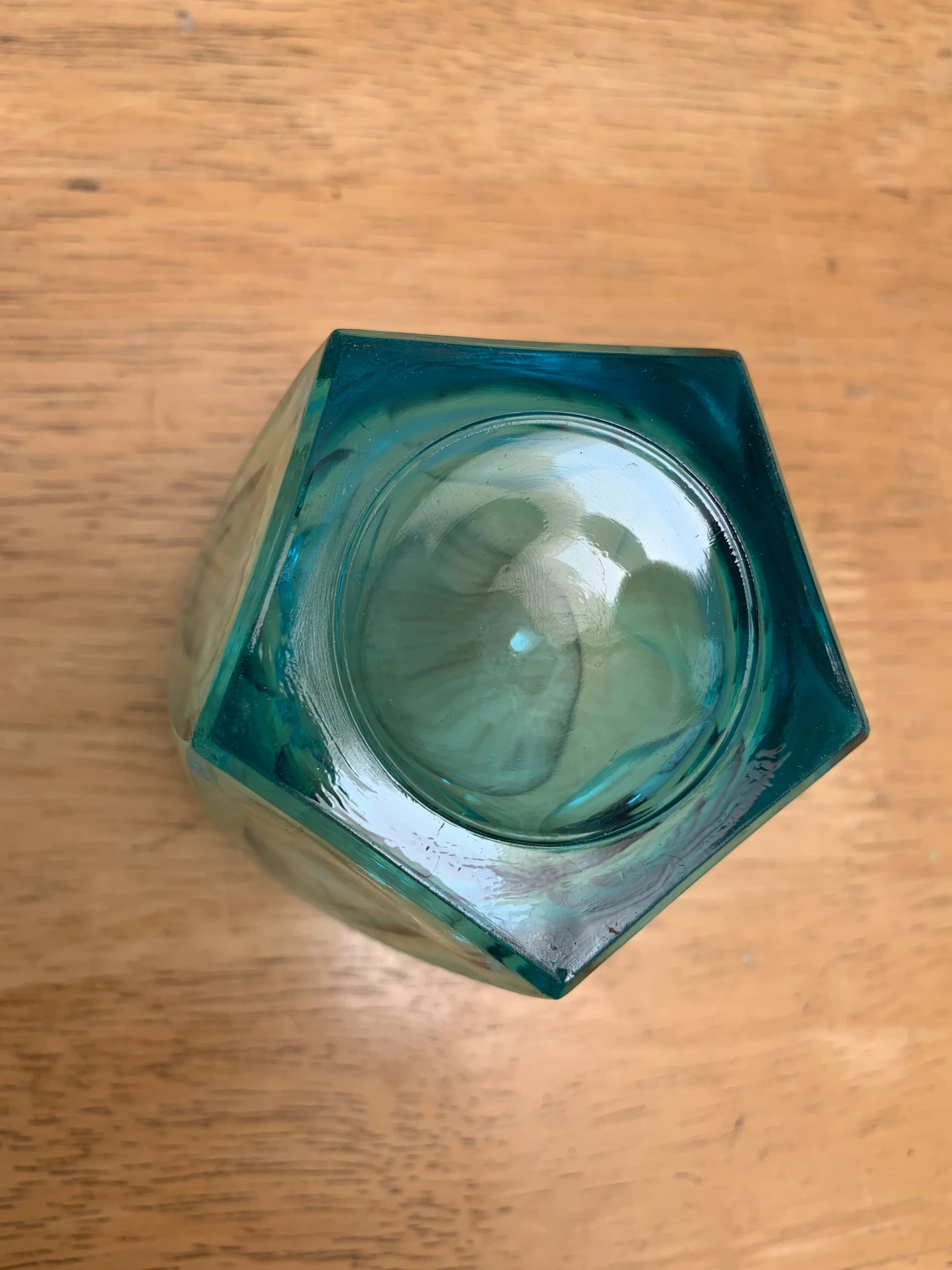 Vintage Blue Lowball Glasses- Set of 4 - 6