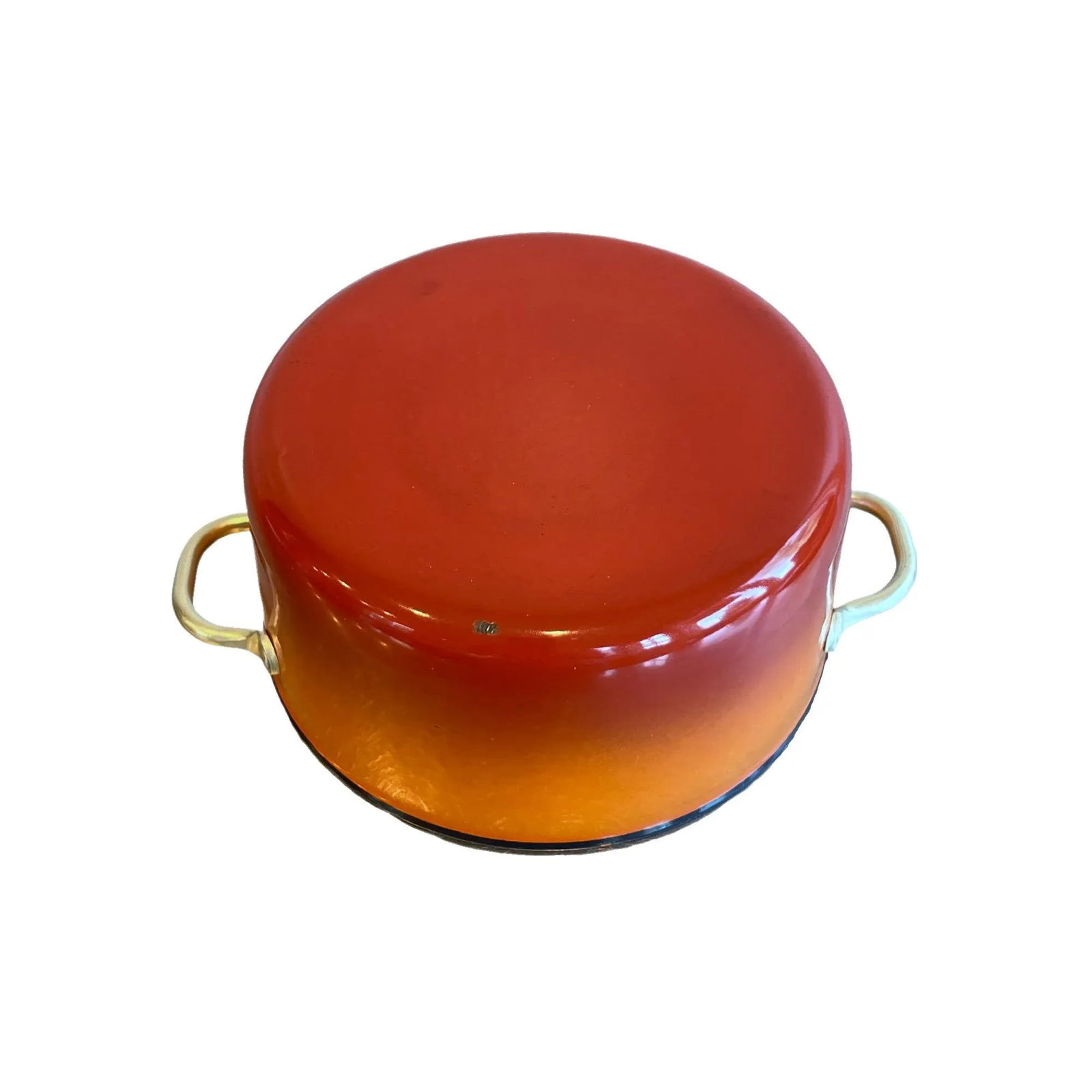 Mid Century Modern Enameled Pot With Lid - 3