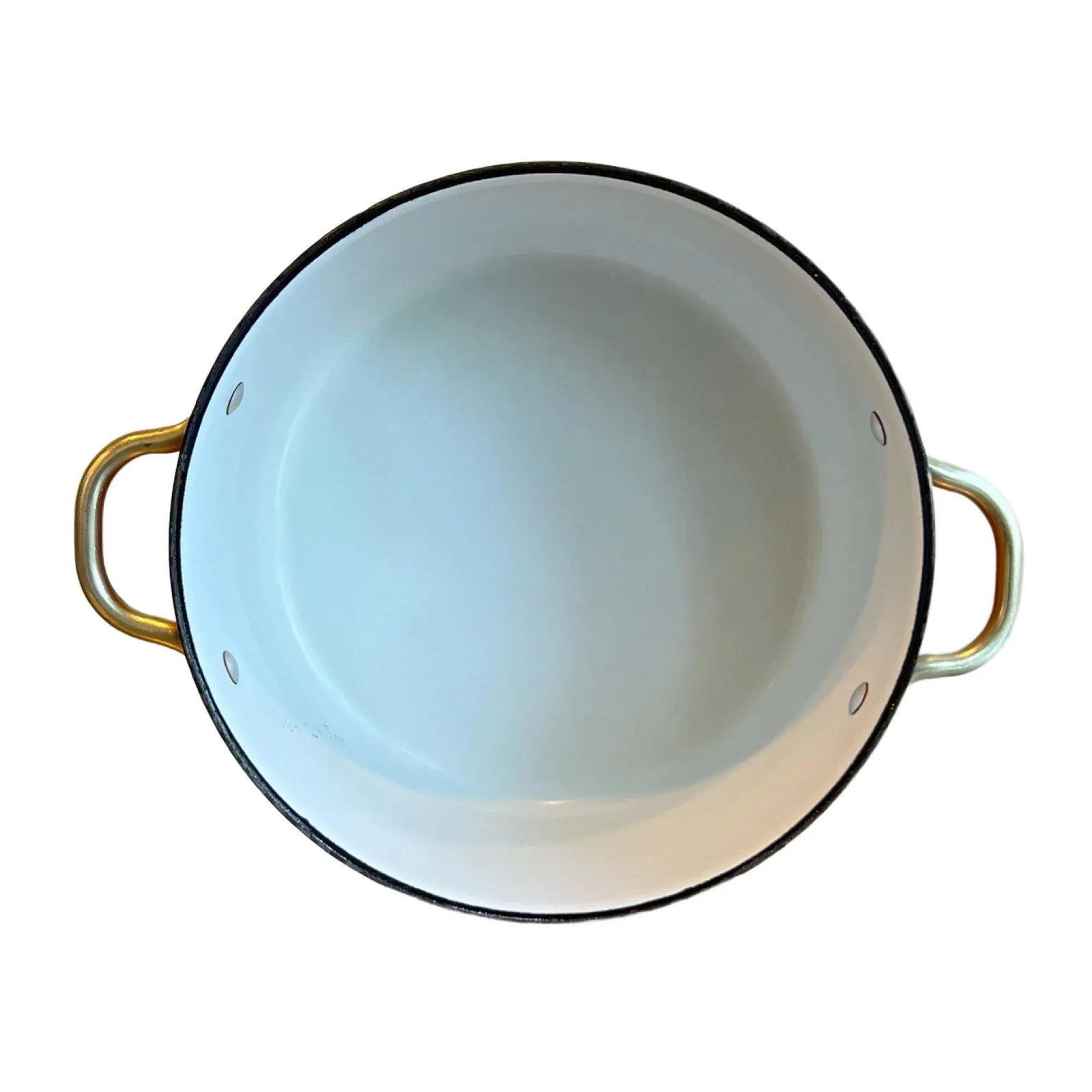 Mid Century Modern Enameled Pot With Lid - 4