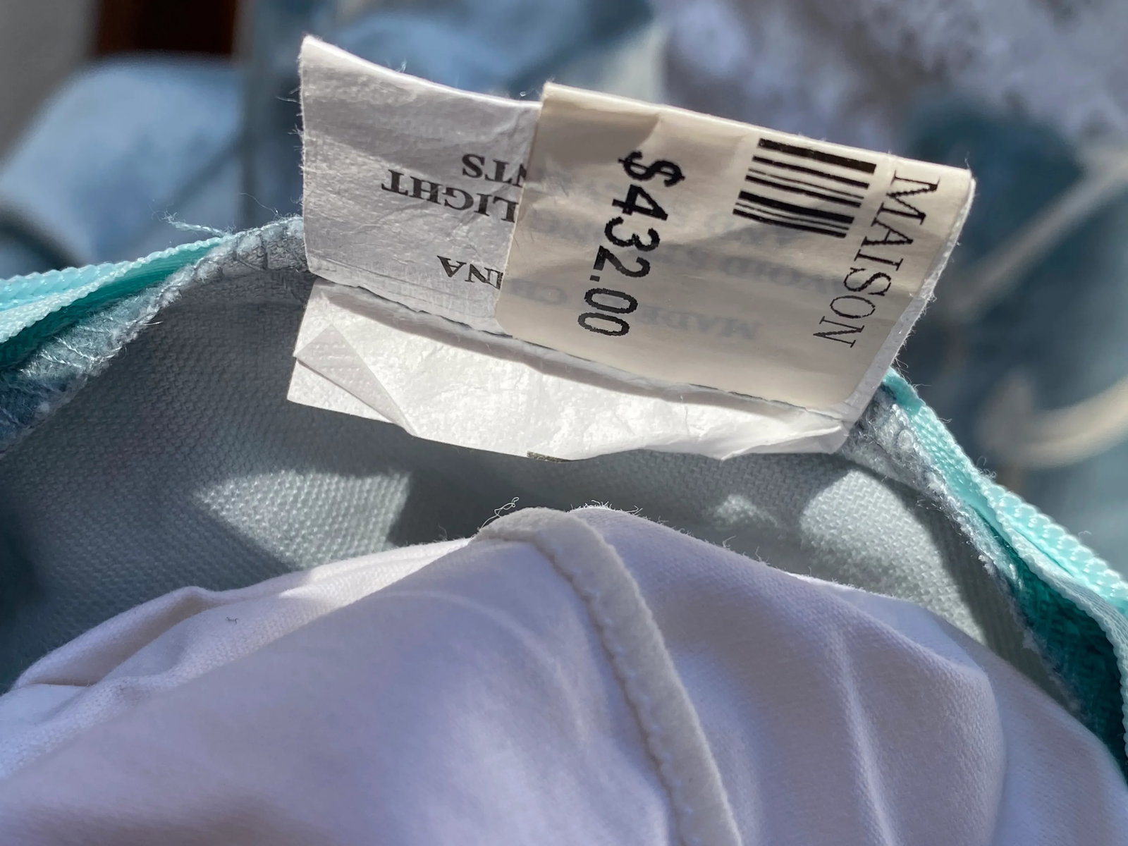 Lili Alessandra Set of 6 Bed Pillows Ice Blue Velvet Versailles - Early 21st Century - 11