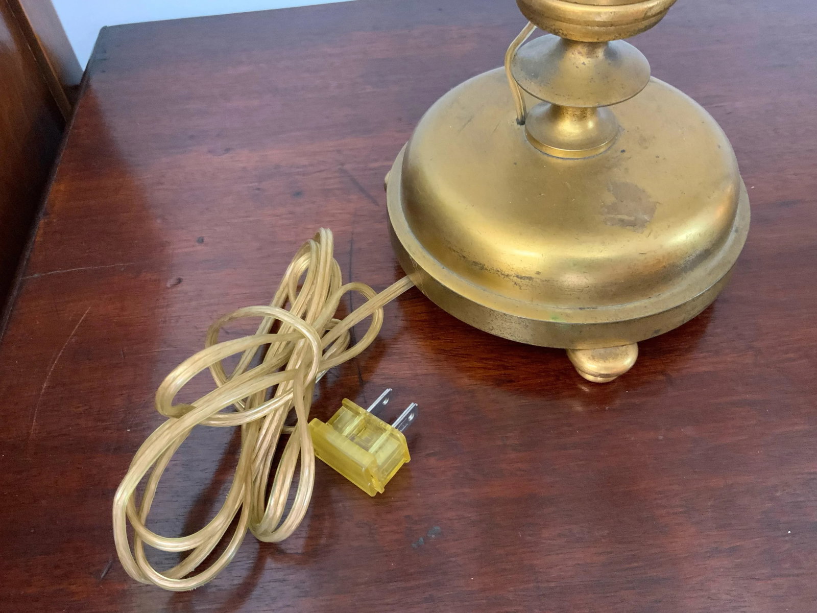 Mid 20th Century Brass Table Lamps - a Pair - 6