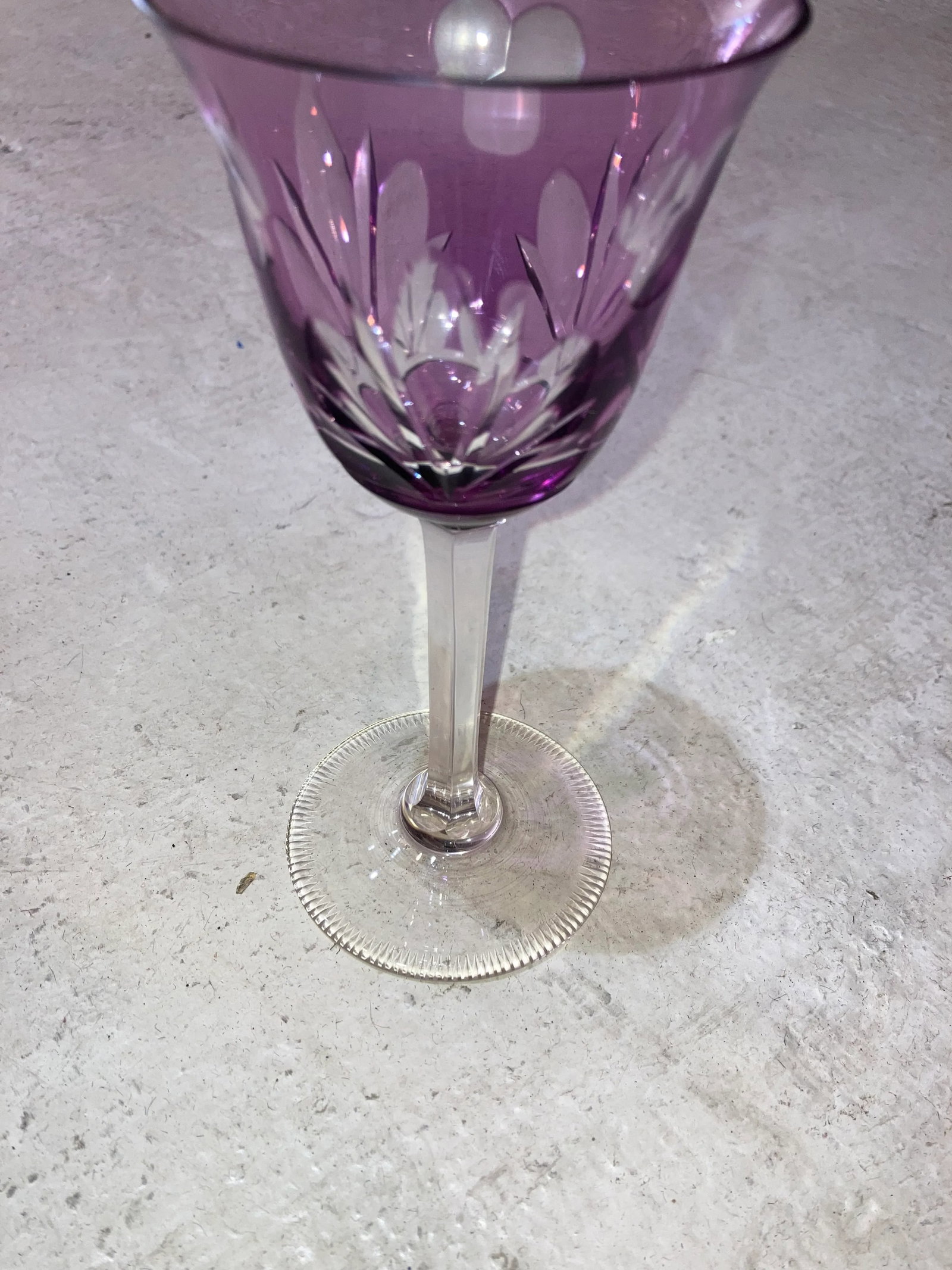 Vintage Chrystal Bohemian-Style Cocktail Set- 7 Pieces - 8