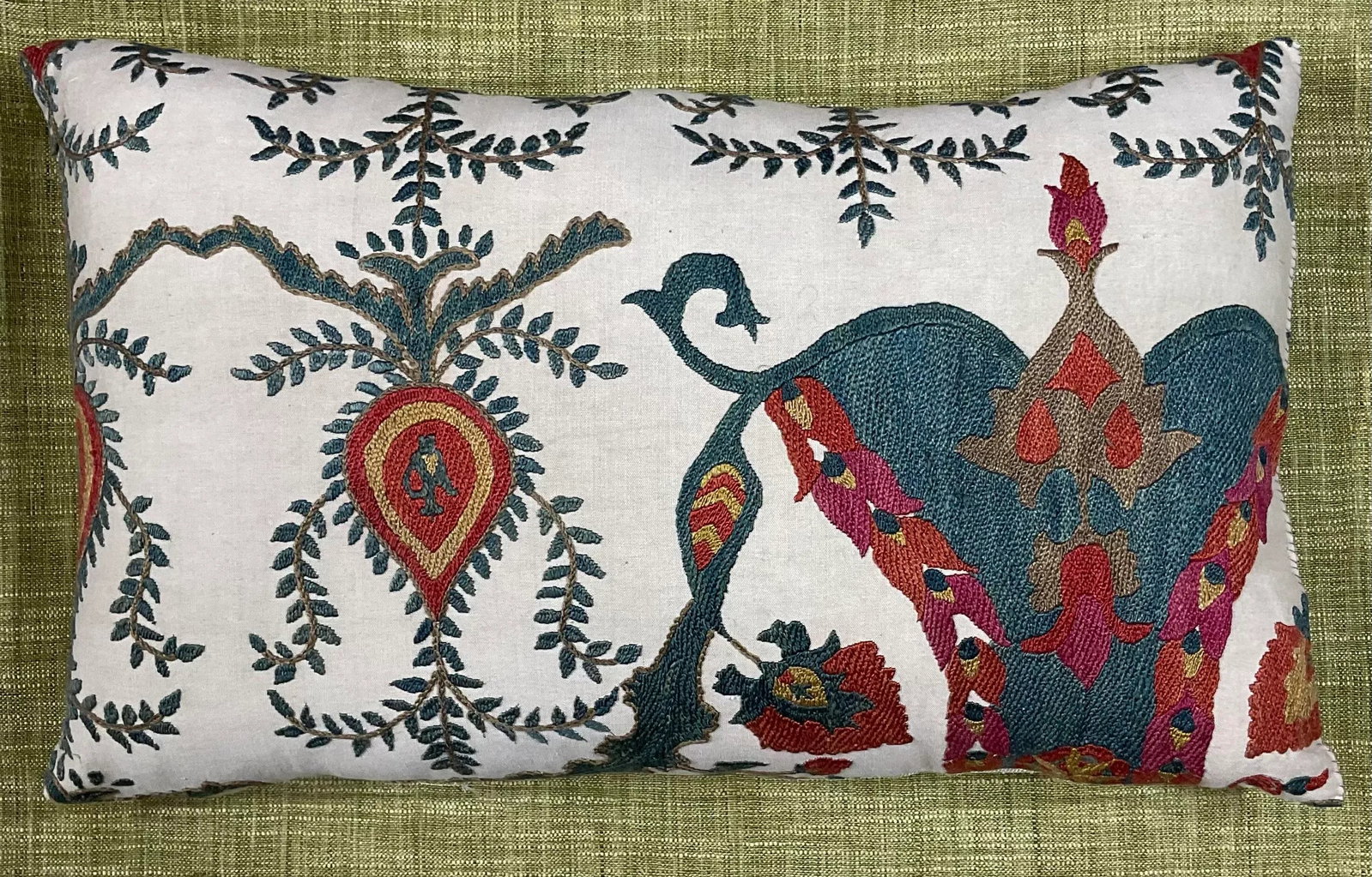 1980s Vintage Suzani Pillow - 5