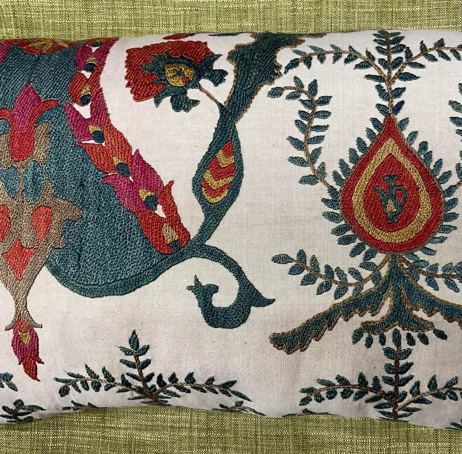 1980s Vintage Suzani Pillow - 8