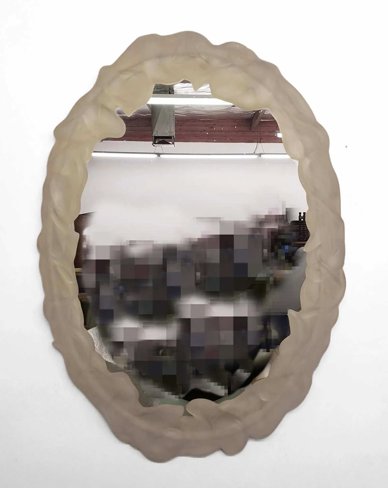 Post Modern Frosted Acrylic Mirror by Windsor Arts - 2