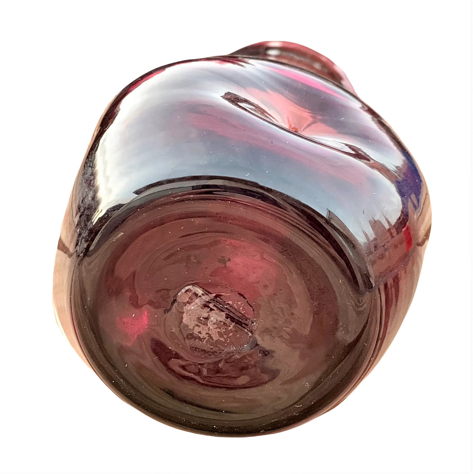 1950s Small Amethyst Bischoff Art Glass Pitcher/Creamer - 6