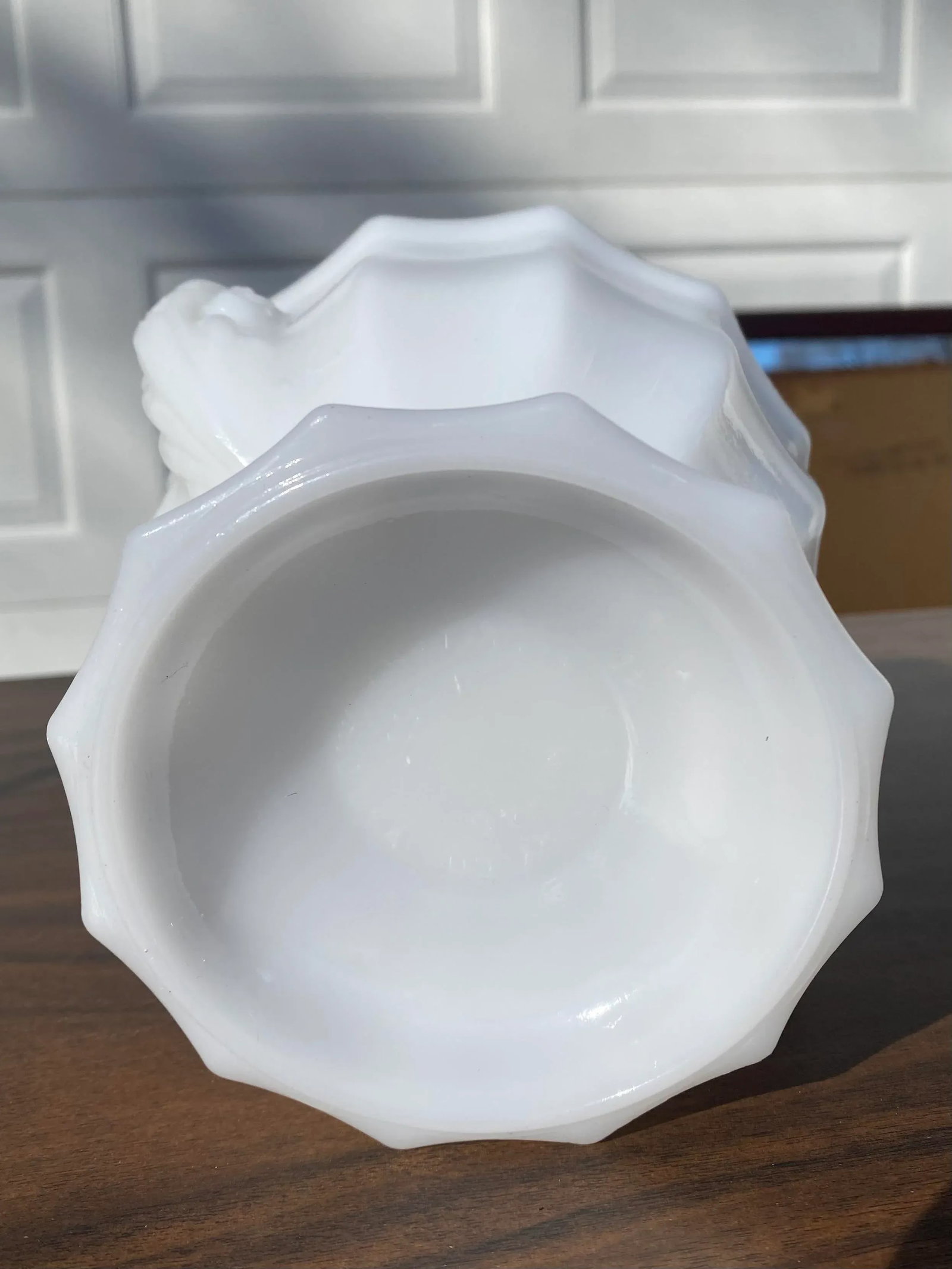 E. O. Brody Co Milk Glass Footed Bowl - 2