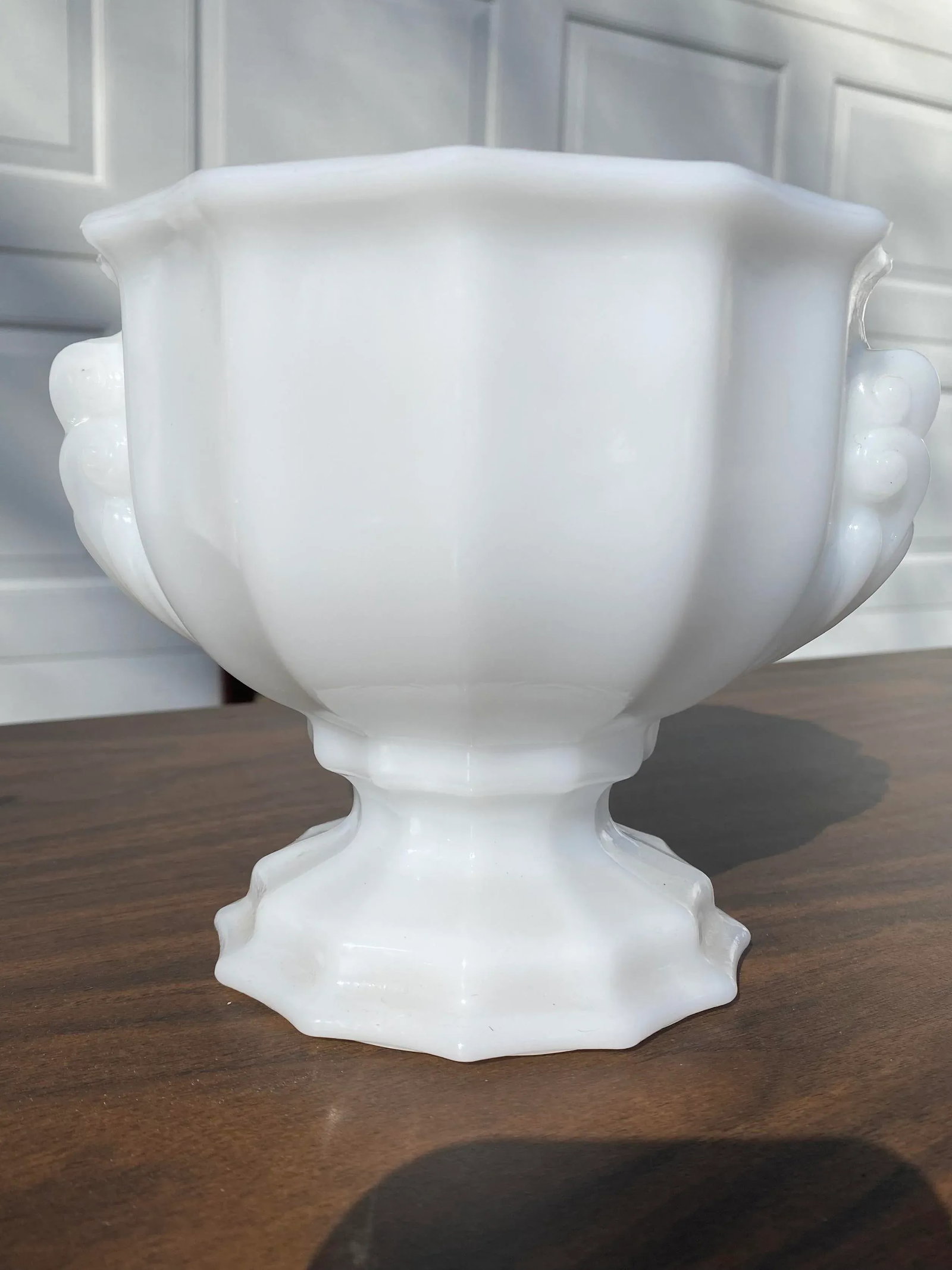 E. O. Brody Co Milk Glass Footed Bowl - 6