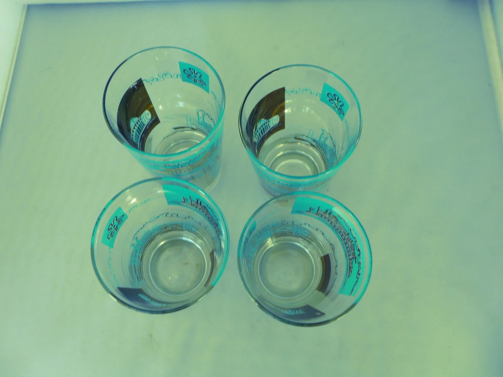 Mid-Century Steamboat Bar Tumblers - Set of 4 - 7
