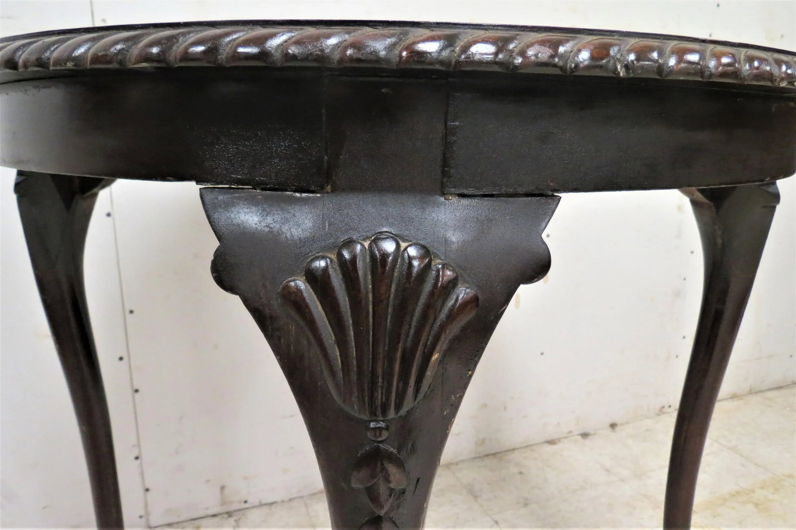English Victorian Window Table With Ball and Claw Feet - 2
