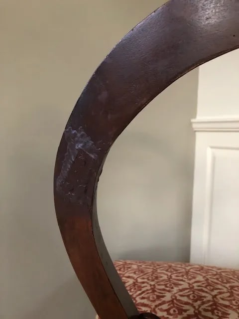 Late 19th Century Victorian Carved Mahogany Balloon Back Accent Chair - 11
