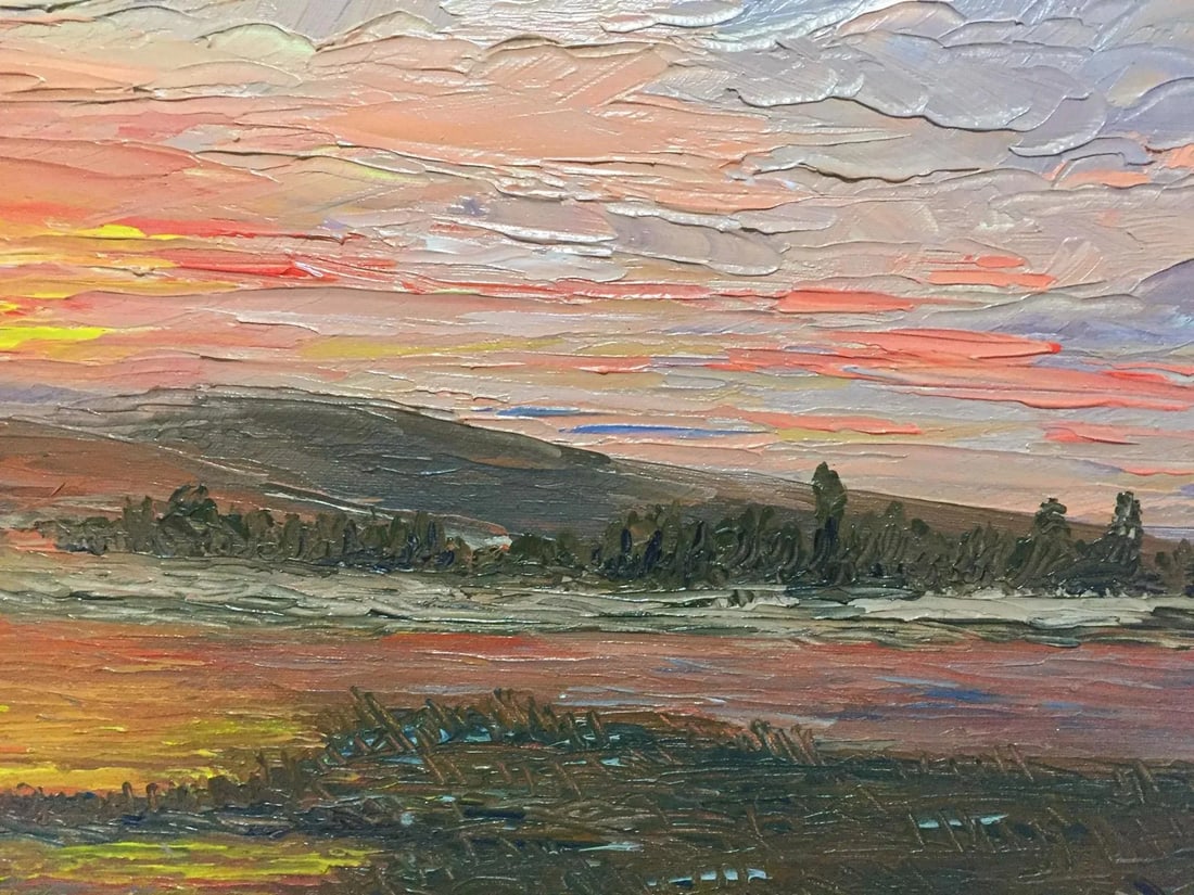 Marshland (Contemporary Impressionist Landscape Painting), Boris Garibyan - 3