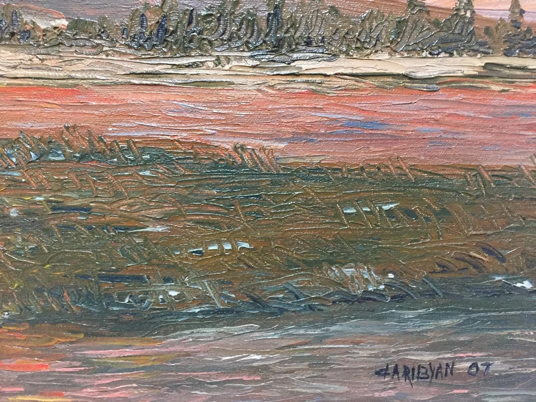 Marshland (Contemporary Impressionist Landscape Painting), Boris Garibyan - 4
