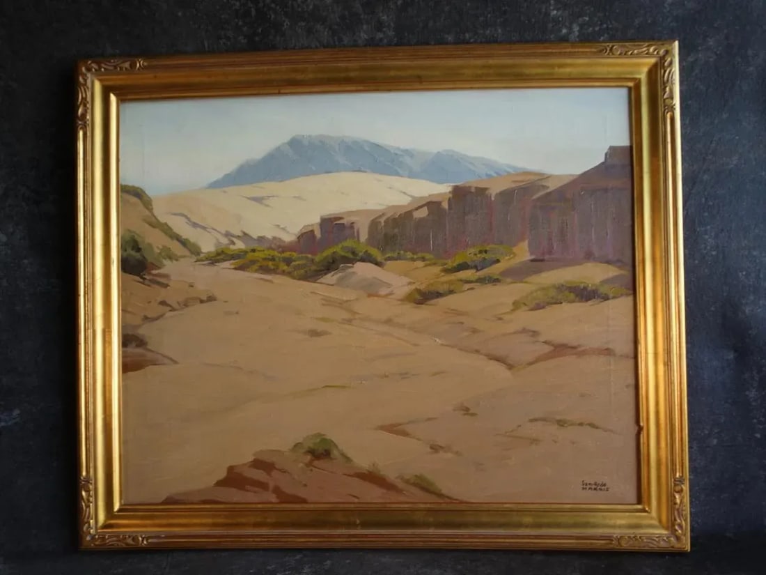Sam Hyde Harris Desert Landscape Oil on Canvas - 3