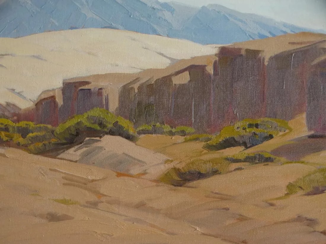 Sam Hyde Harris Desert Landscape Oil on Canvas - 4